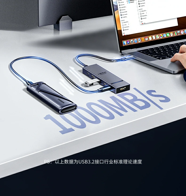 全场景适用 - 一坞满足多元数字生活需求 绿联CM818产品应用场景汇总图:办公/设计/编程/娱乐