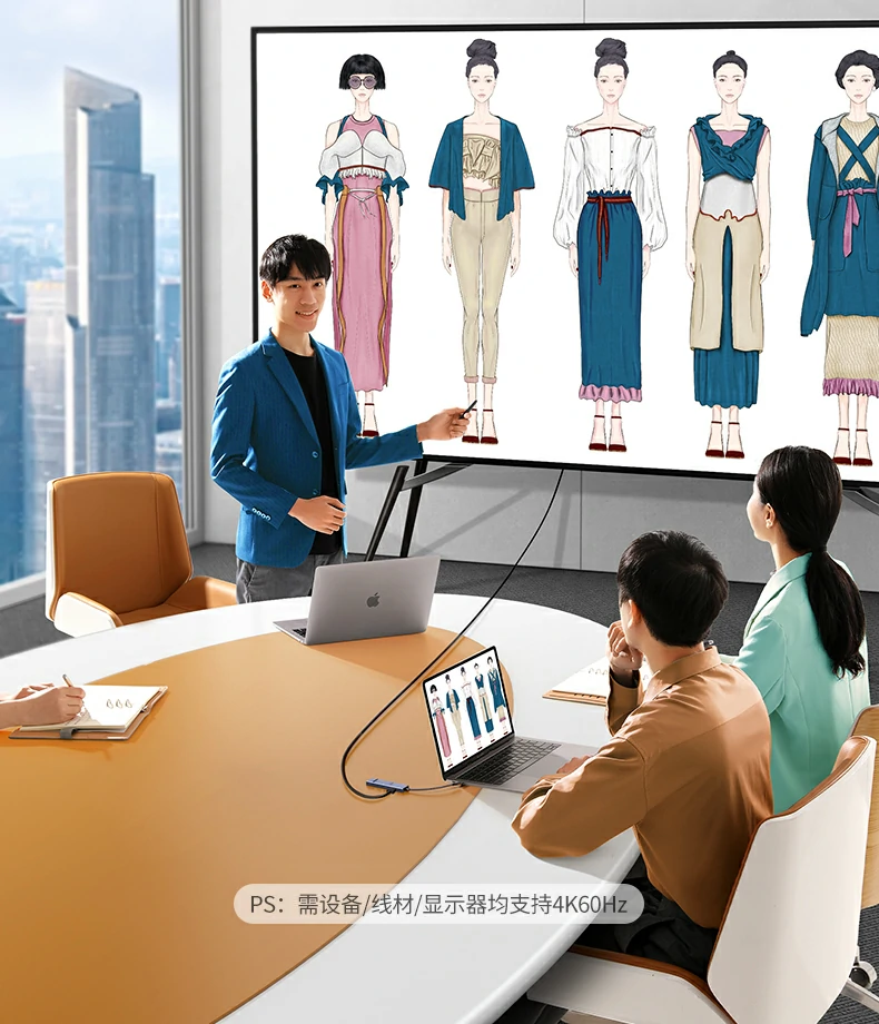 接口全面领先 - 替代多个转接头,桌面更整洁 绿联CM828与普通扩展坞接口数量对比