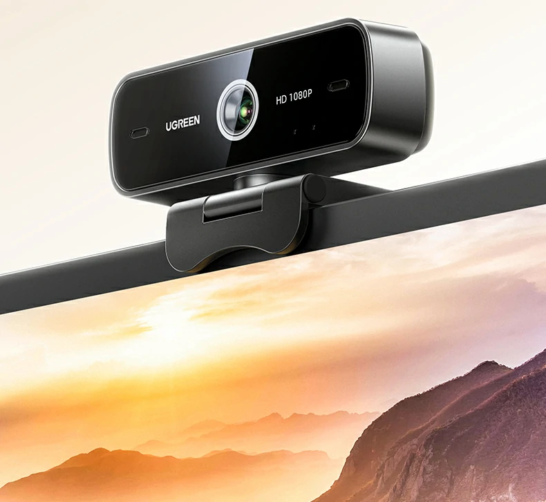 1080P高清画质 - 色彩真实,细节丰富,如面对面沟通 绿联CM925 1080P@30Hz定焦镜头特写,细节清晰还原