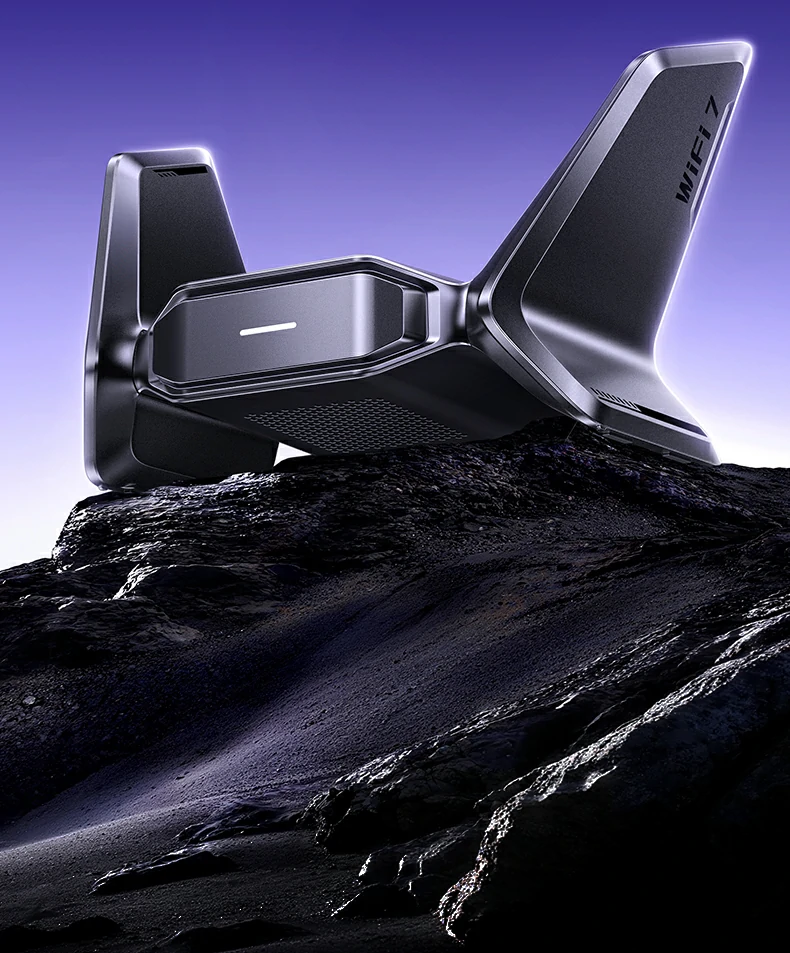 双频智能切换 - 2.4G穿墙强,5G高速低延迟,网络始终稳定 绿联CM995 2.4GHz与5GHz双频段自动切换示意图