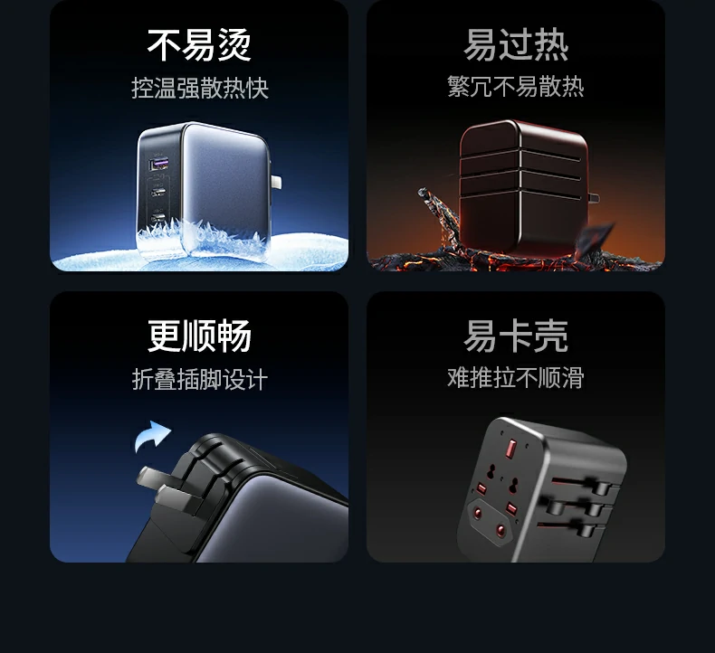 绿联氮化镓芯片 65W智能功率分配 绿联氮化镓芯片 65W智能功率分配