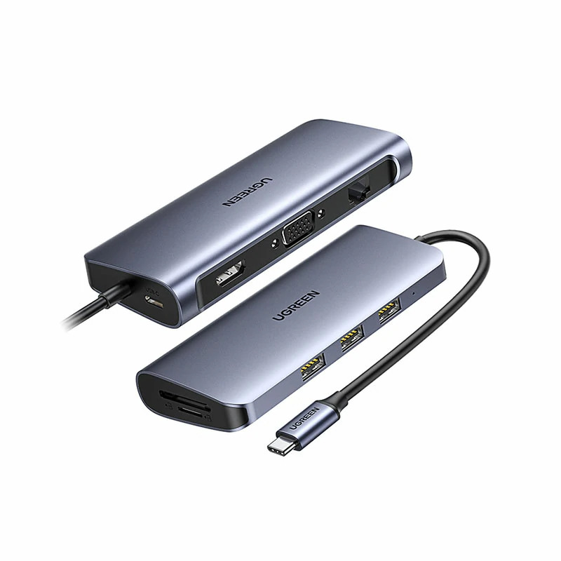 绿联Type-C九合一千兆网口扩展坞