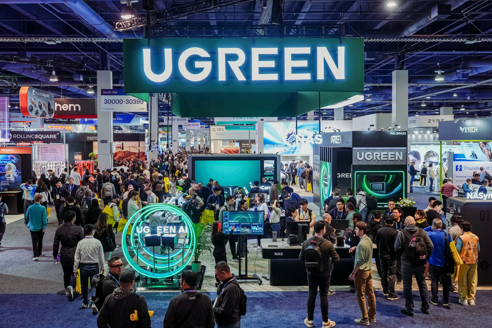 绿联亮相CES 2026,展示智慧生活新布局! 绿联亮相CES 2026,展示智慧生活新布局!