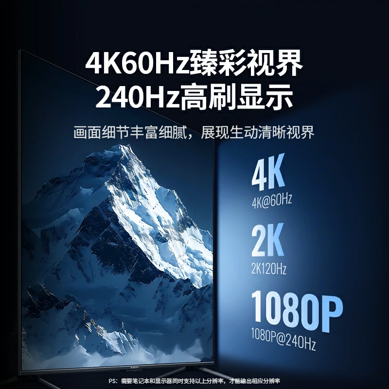 綠聯(lián)Type-C六合一擴展塢 HDMI 4K60Hz