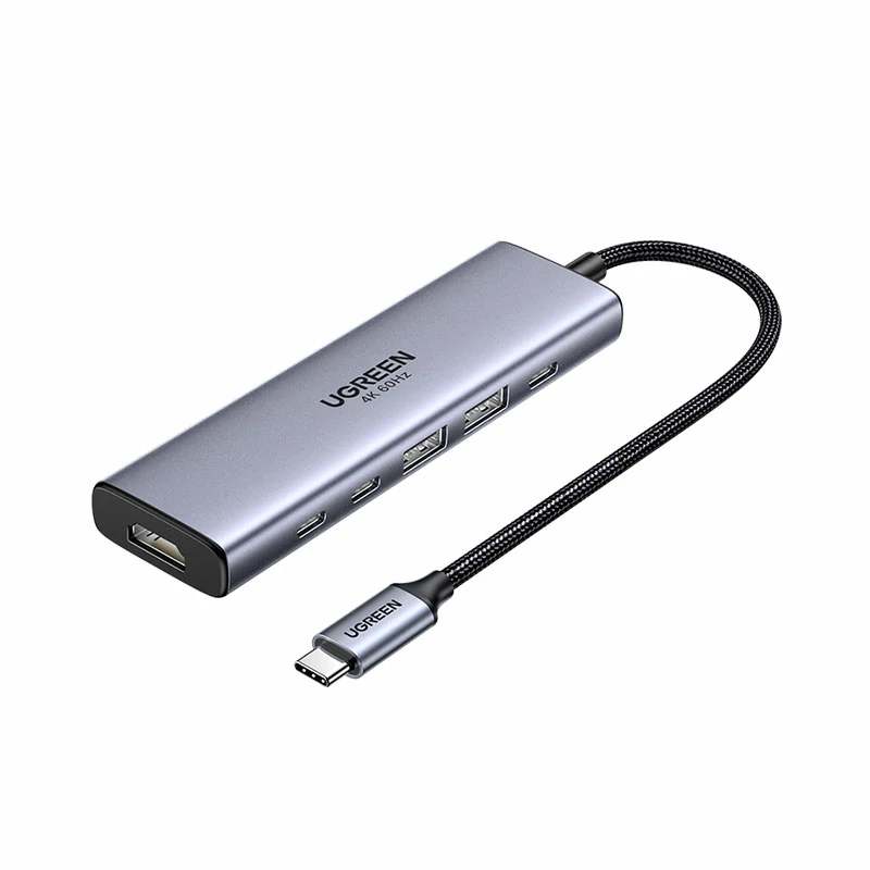 綠聯(lián)Type-C六合一擴展塢 HDMI 4K60Hz