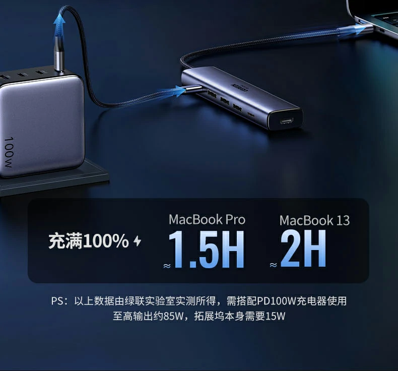 綠聯(lián)實(shí)驗(yàn)室溫控測(cè)試：滿載100W持續(xù)運(yùn)行溫度曲線