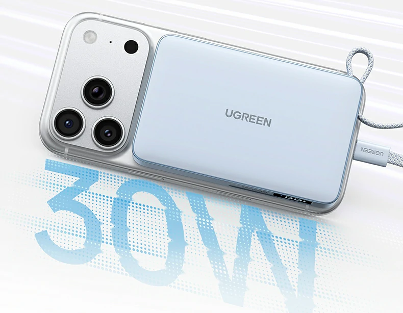 绿联PB594两年质保售后保障 绿联PB594磁吸无线充移动电源2年保修标识