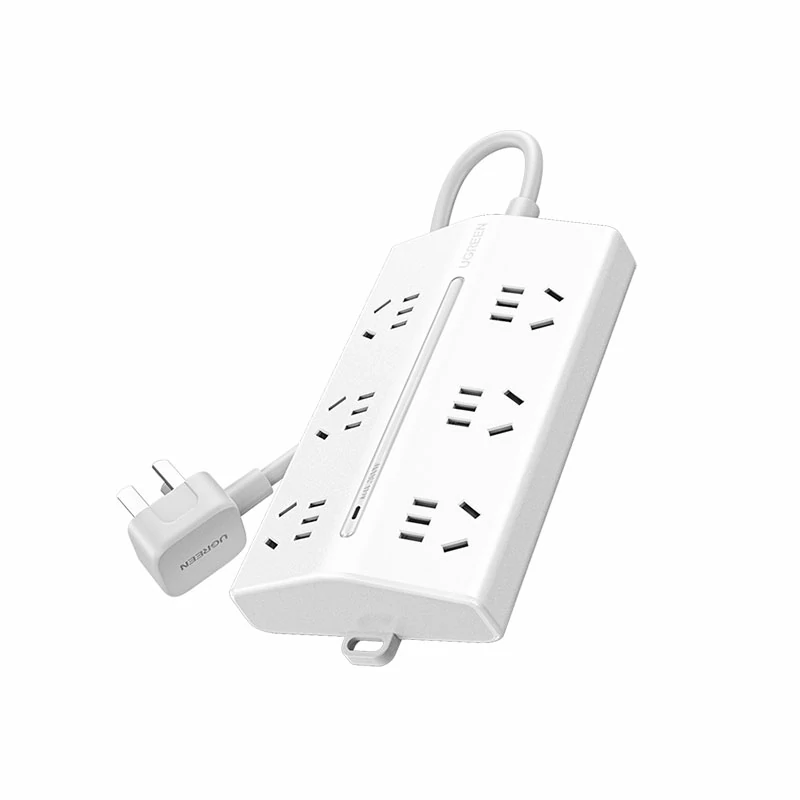 绿联T600六位总控延长线梯形插座