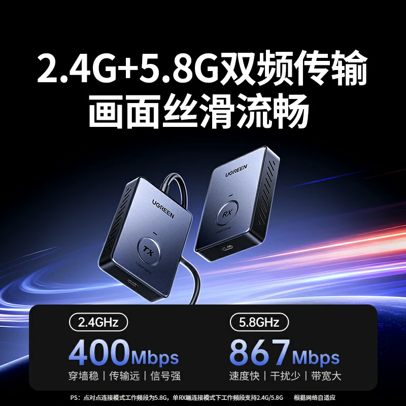 绿联HDMI点对点无线投屏器