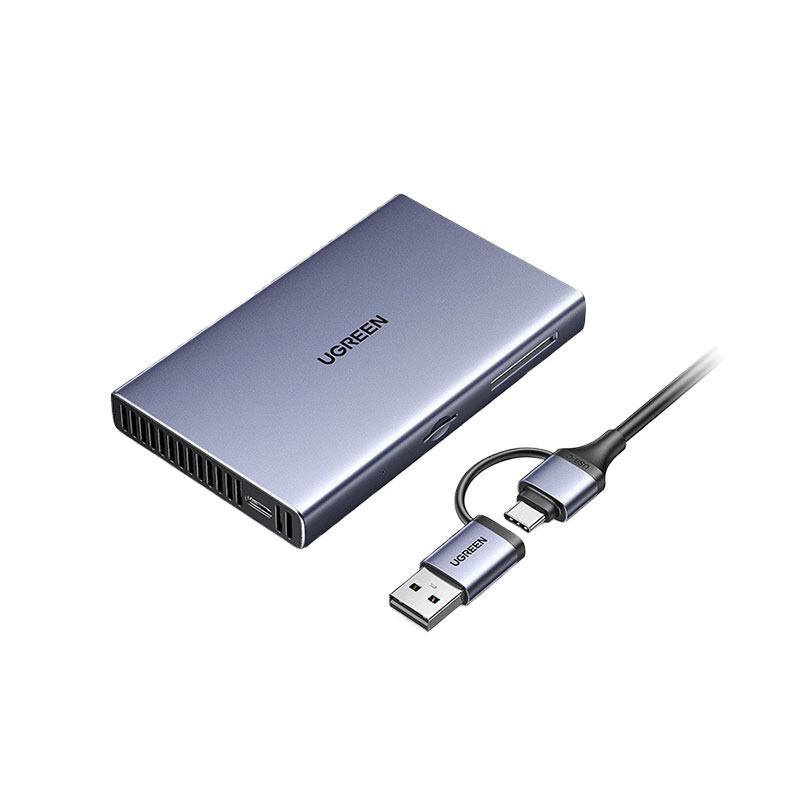 绿联USB-A+C高速读卡器 SD/TF7.1