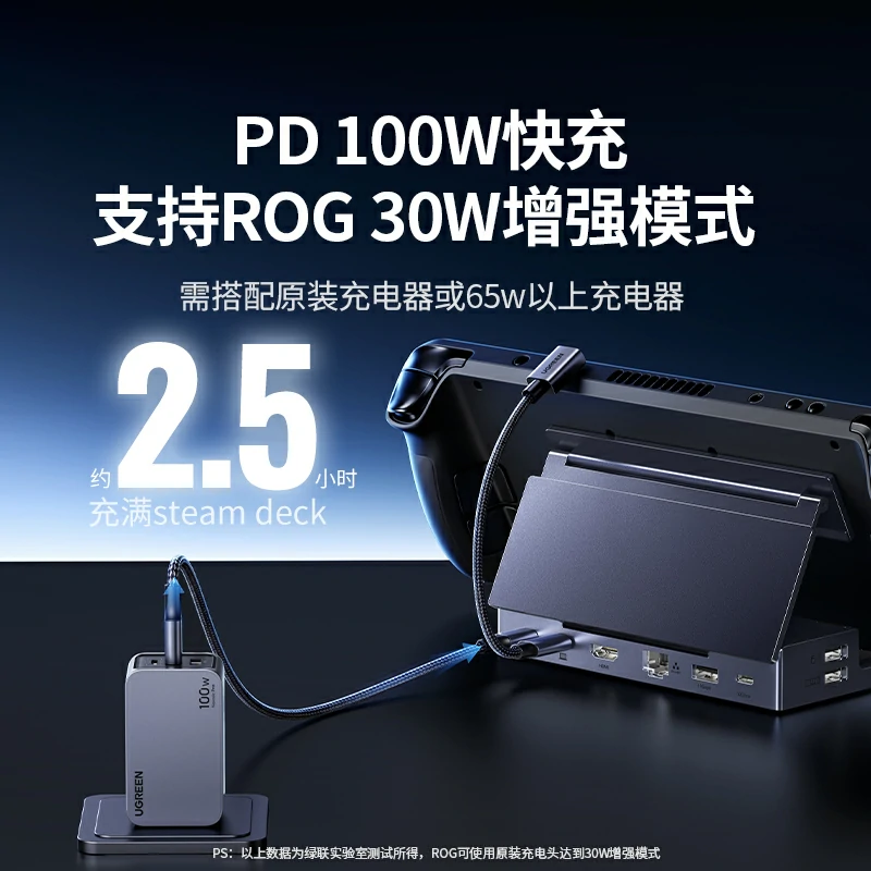 绿联6合1游戏掌机拓展坞 HDMI2.1