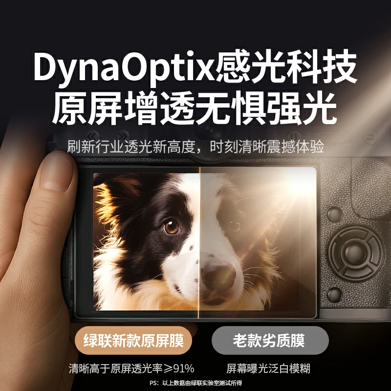 绿联适用富士相机屏幕保护钢化膜