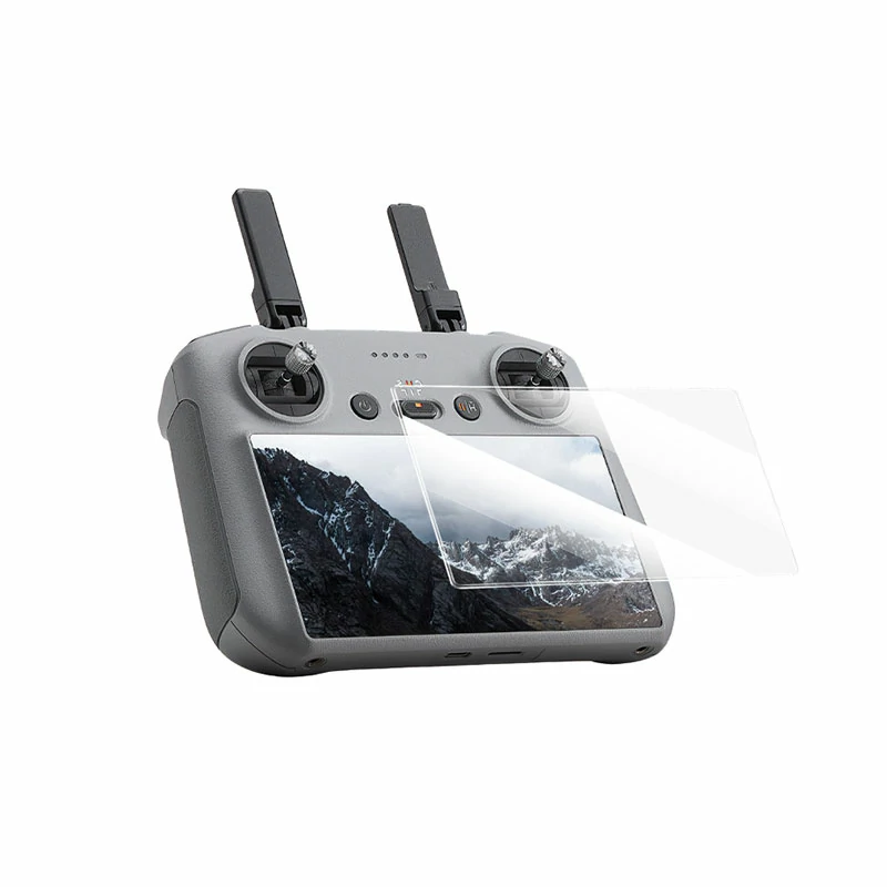 绿联适用大疆无人机遥控器无边超清钢化膜