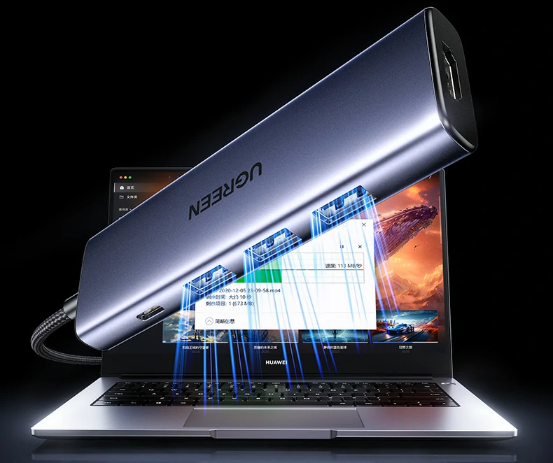 绿联品牌LOGO与实验室认证标识