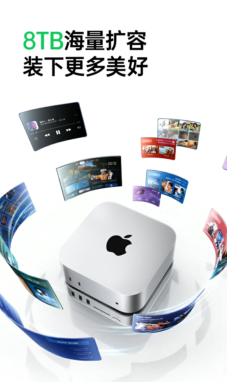 绿联CM887-95503正面接口读卡与USB扩展