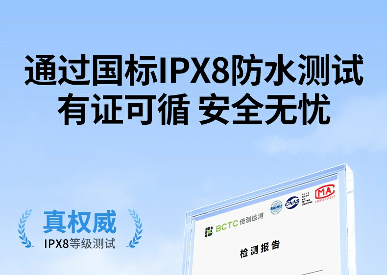 高透PVC材质 - 透光率90%,还原原机画质 防水袋正面展示,高透PVC材质透光率90%