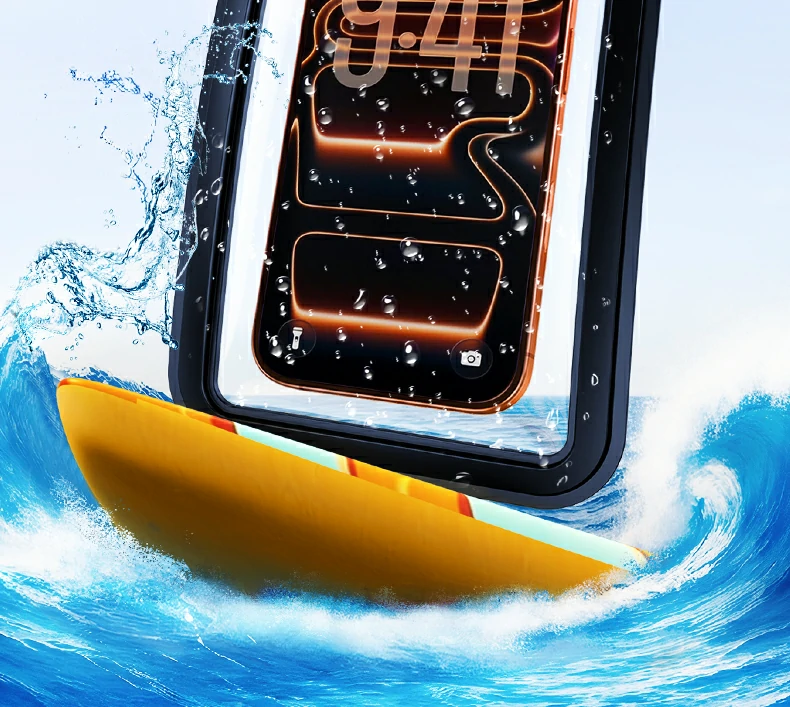 5层密封结构 - 加宽压边抗压防爆,防水更可靠 5层密封结构图解,加宽压边抗压防爆