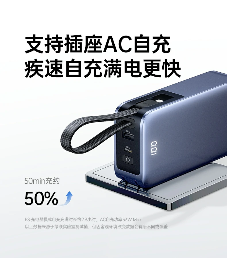 绿联PB512掌心可握迷你体积