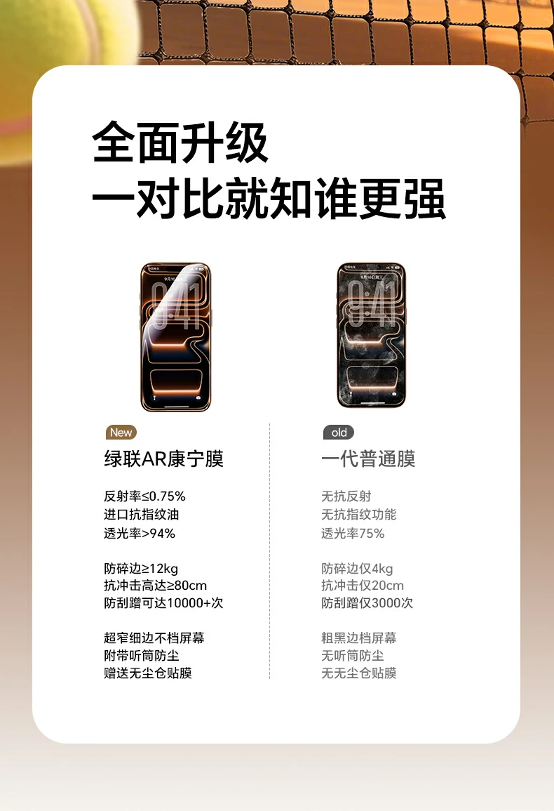 9D曲面全屏覆盖 - 无白边设计,还原裸屏大视窗体验 9D曲面全屏覆盖展示,完美贴合手机屏幕