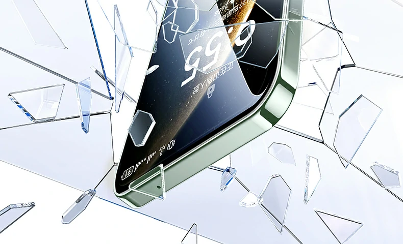 抗指纹效果对比，贴膜前后指纹残留对比