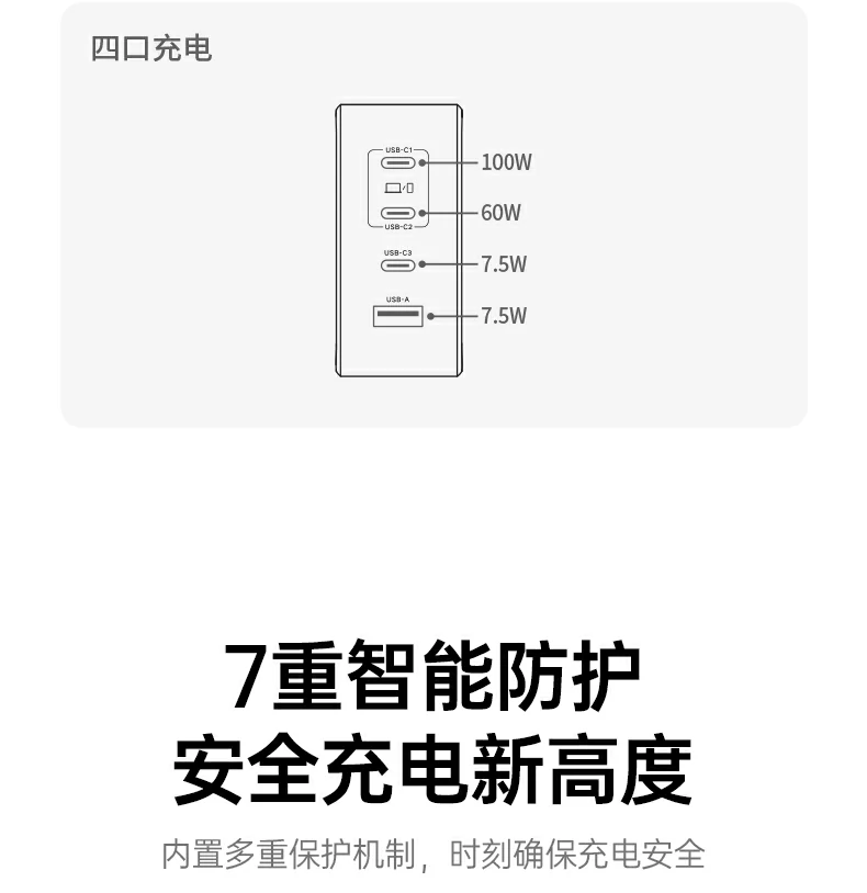 充电器底部防滑硅胶垫特写