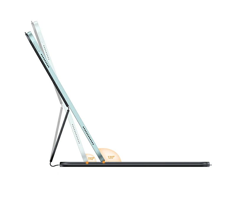 键盘展开最大角度（约135°）演示