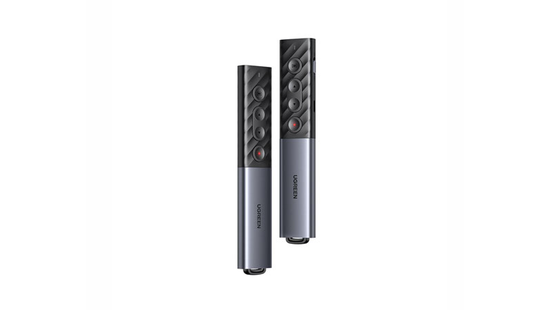 绿联 红光激光翻页笔(LY) 锂电池金属款(LP270-80136)使用教程