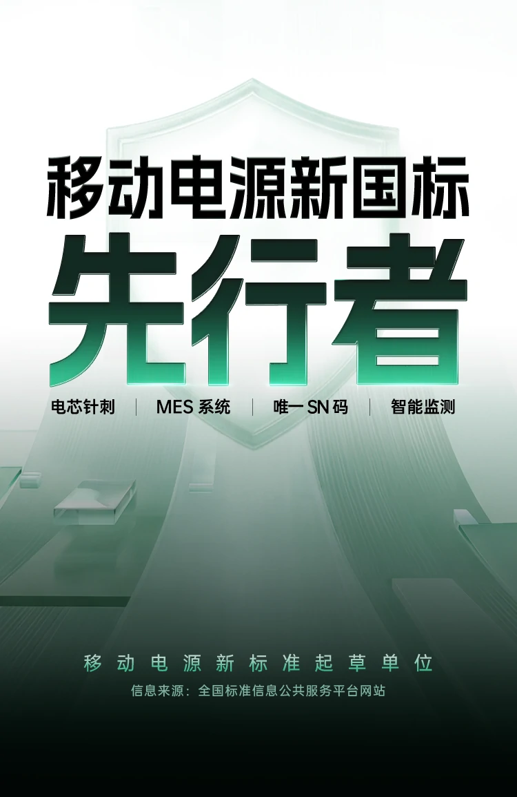 移动电源新国标先行者