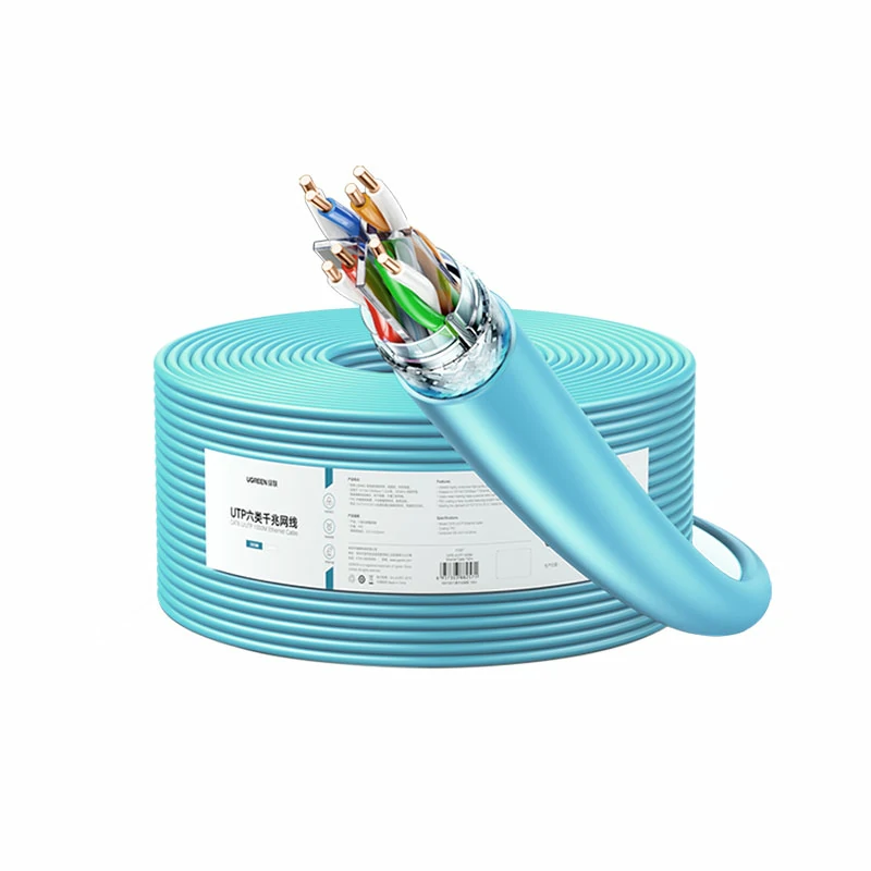 绿联六类千兆双屏蔽纯铜网络箱线