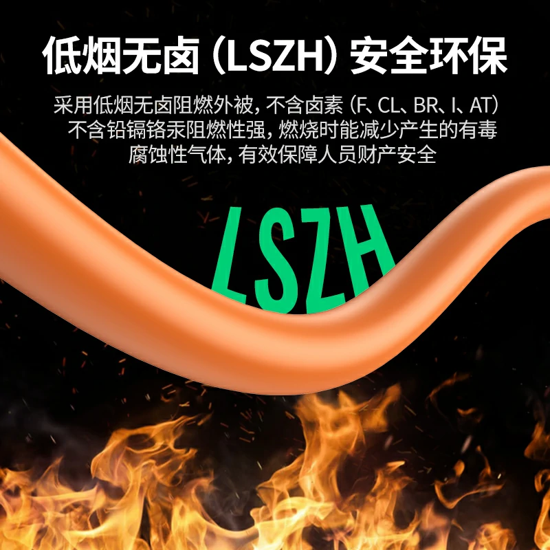 绿联六类低烟无卤阻燃千兆非屏蔽纯铜网络箱线