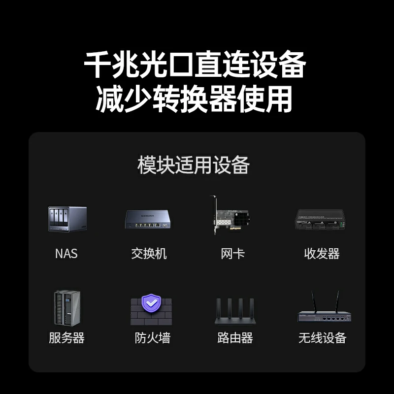 绿联千兆多模双纤 SFP 光模块