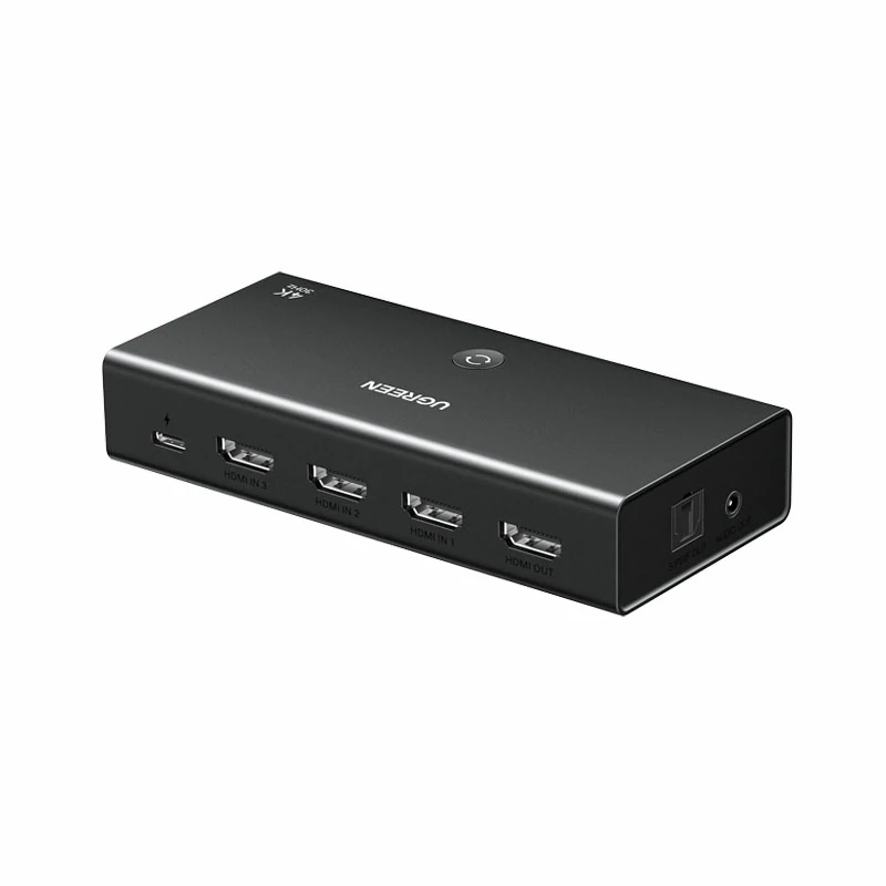 绿联HDMI三进一出切换器4K高清