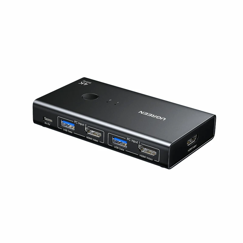 绿联HDMI二进一出KVM切换器