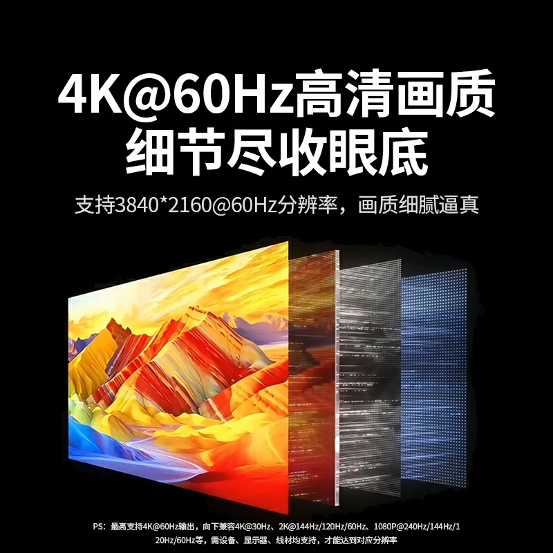 绿联HDMI KVM双显切换器 4K60Hz