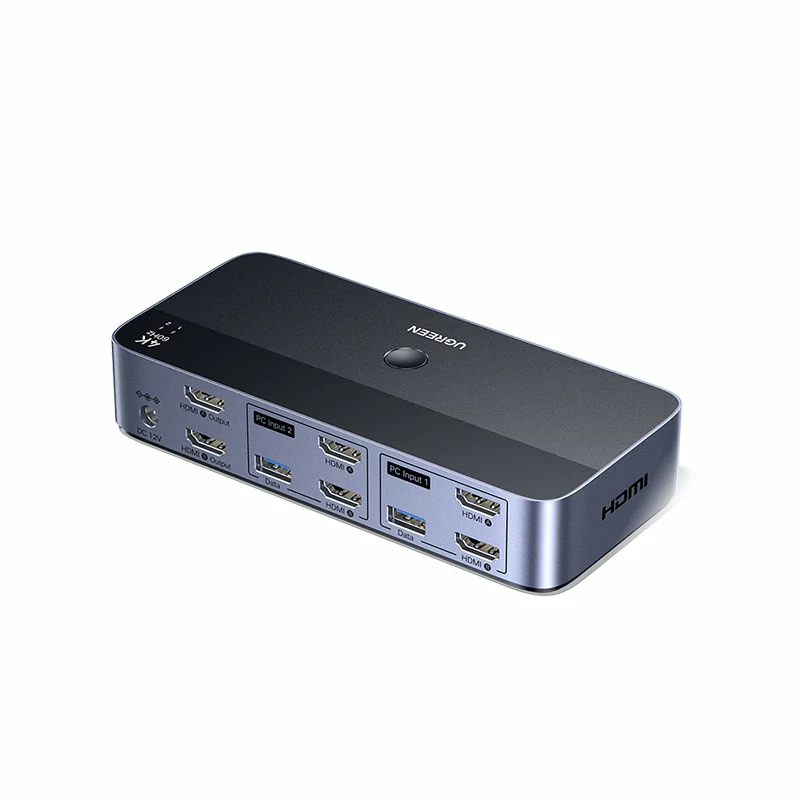 绿联HDMI KVM双显切换器 4K60Hz