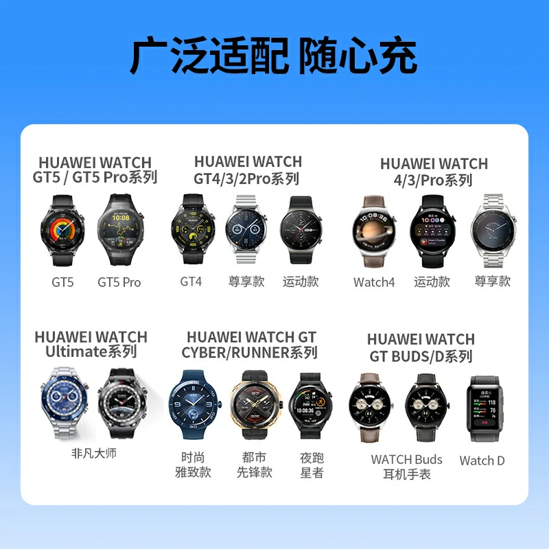 绿联适用华为手表无线充电器 触点款