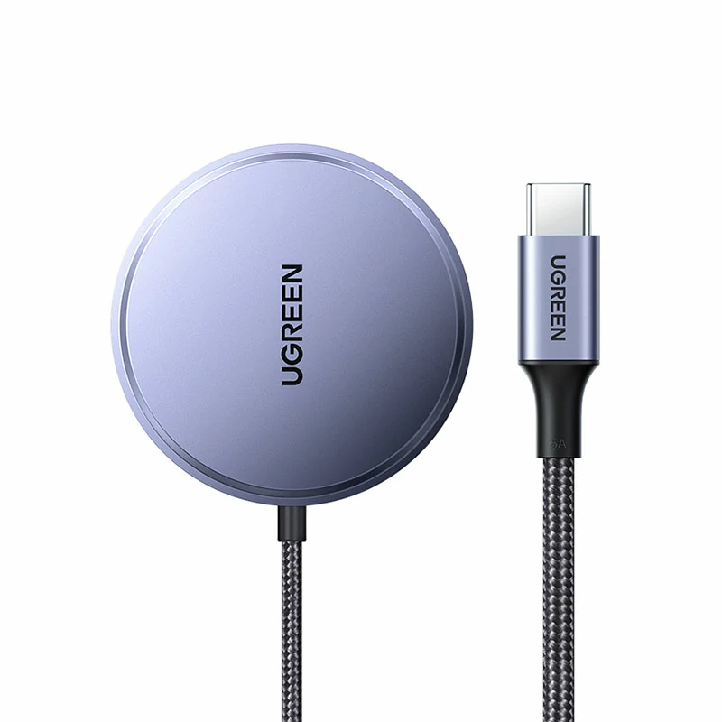 绿联Qi认证15W手机磁吸无线充电器