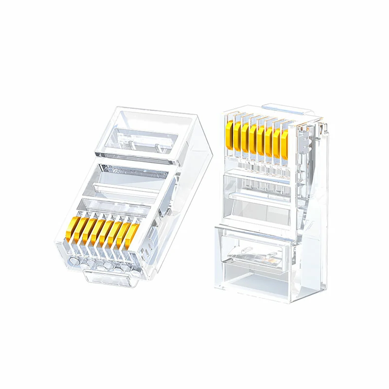 绿联六类非屏蔽水晶头 RJ45千兆网线接头