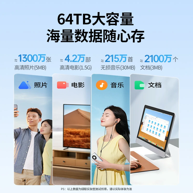 绿联磁盘阵列硬盘柜 SATA硬盘笼 支持RAID