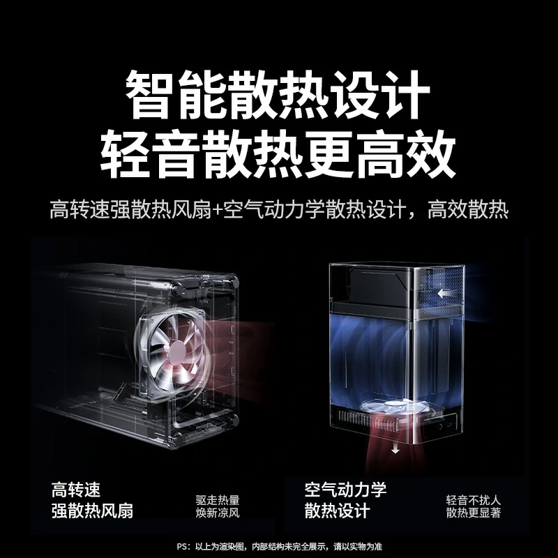 绿联双盘位硬盘柜 10Gbps高速 64TB扩容