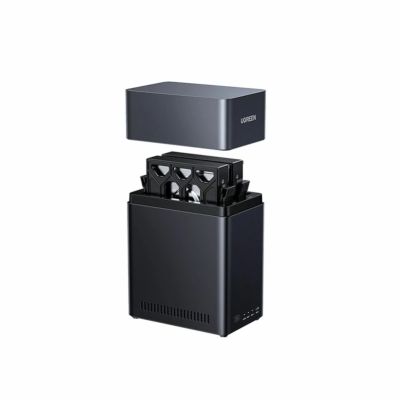 绿联双盘位硬盘柜 10Gbps高速 64TB扩容