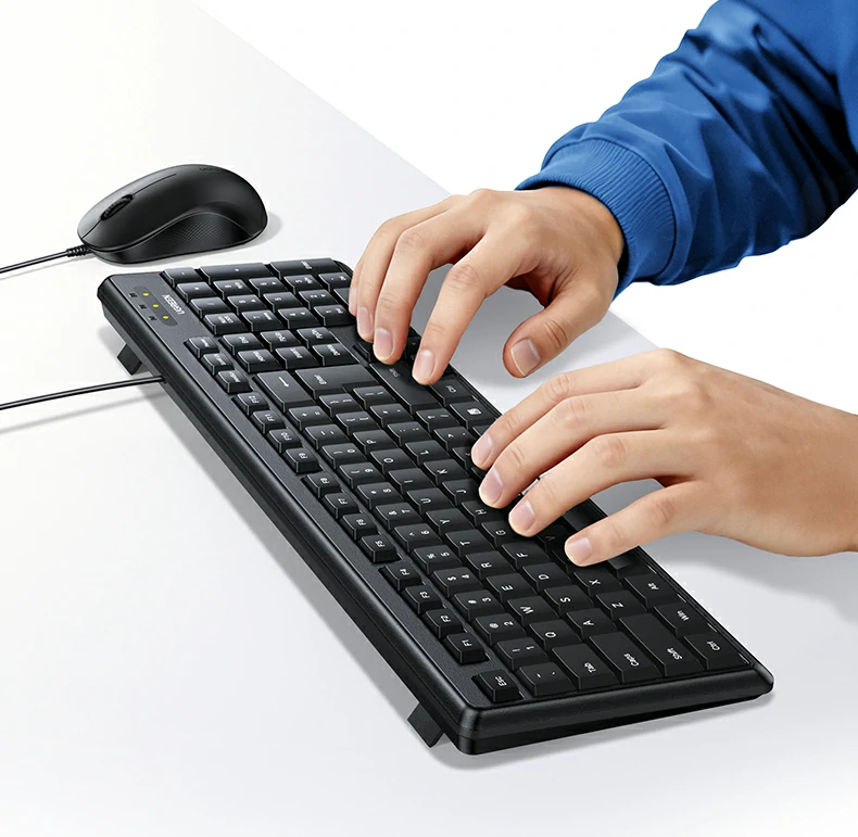 鼠标流线型握感贴合手掌长时间使用不疲劳 绿联MK301鼠标人体工学造型特写