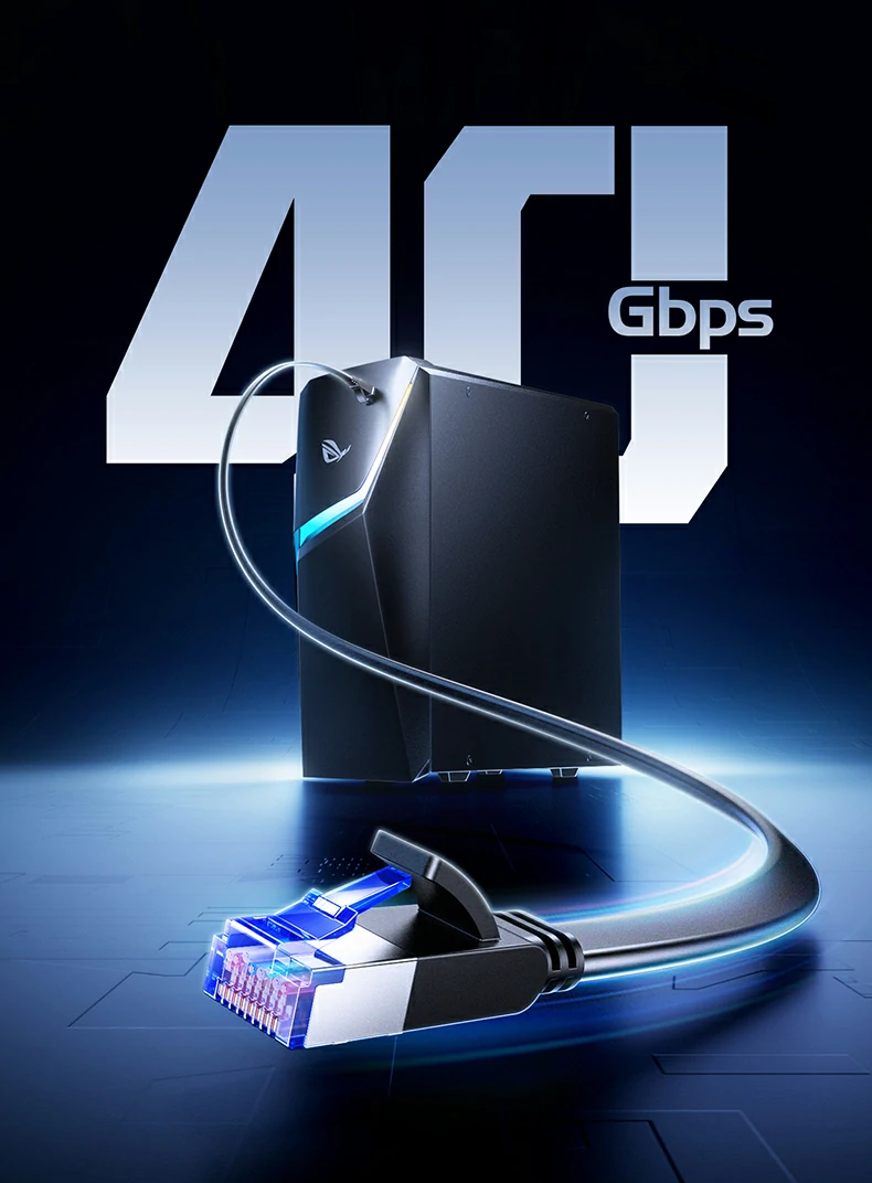 墙角贴地布线整齐融入家居环境 绿联NW291八类扁平万兆网线墙角布线演示