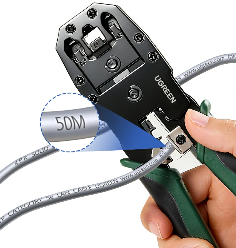 绿联NW293超五类监控网线抗拉伸演示