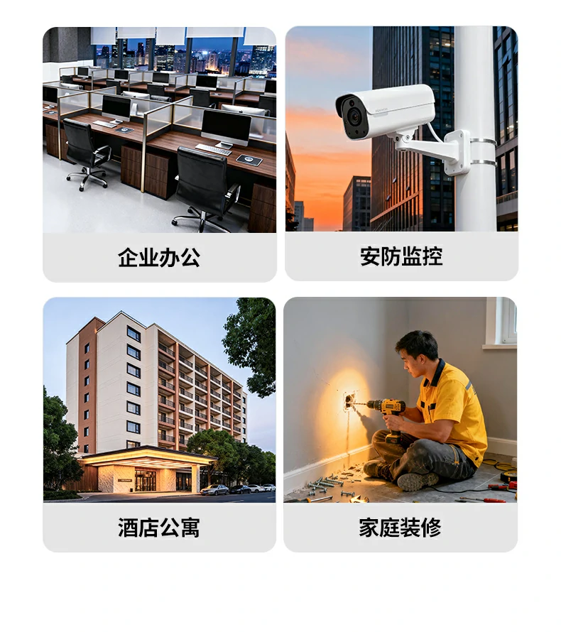 绿联NW293超五类监控网线线材耐用性测试