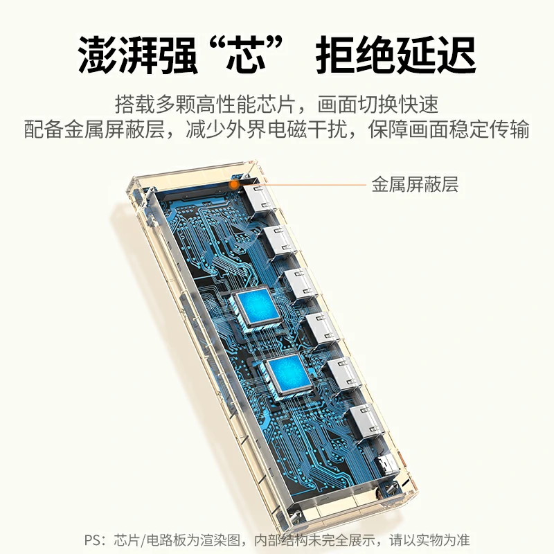 绿联HDMI切换器五进一出 4K