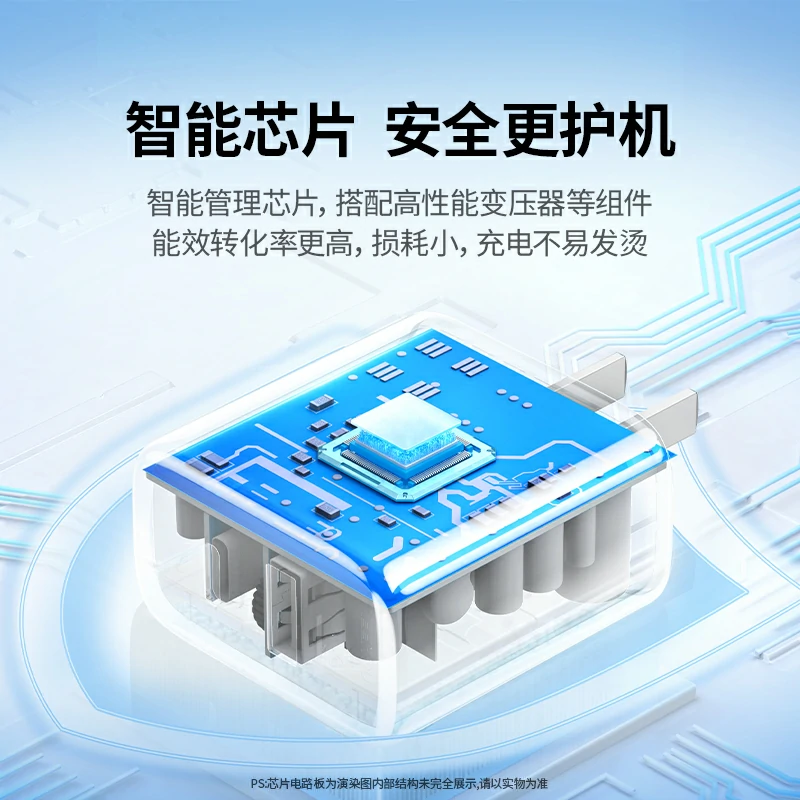 绿联20W双口充电器 1A1C快充