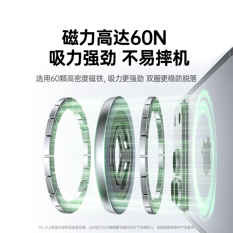 绿联磁吸指环支架 60N强磁 易烊千玺同款