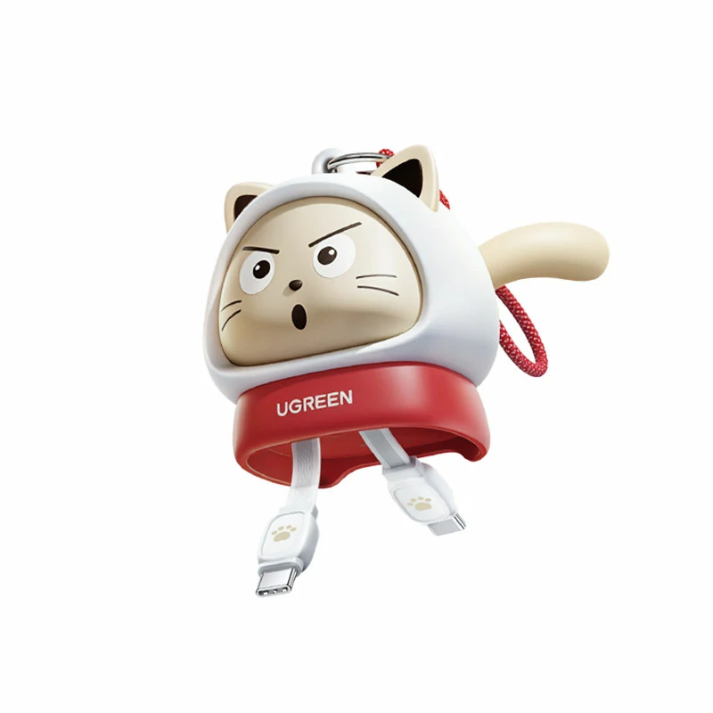 绿联100W猫猫伸缩线 惊喜联接系列