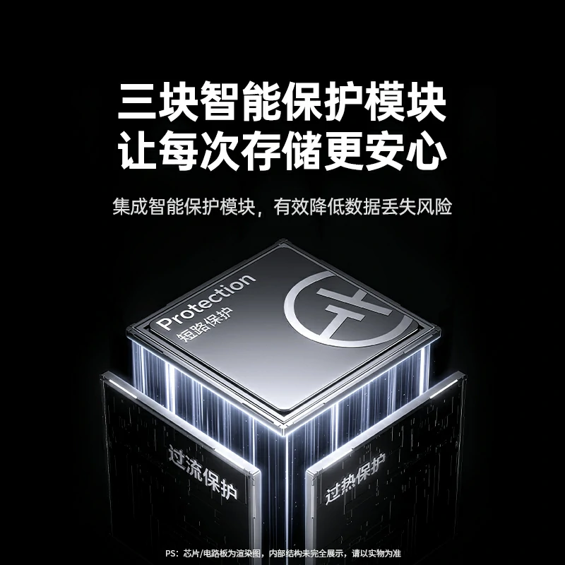 绿联四盘位硬盘柜 128TB扩容 不带RAID